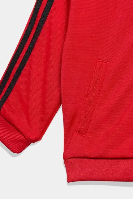 Спортивный костюм из полиэстера Adidas Originals, красный — фото 4