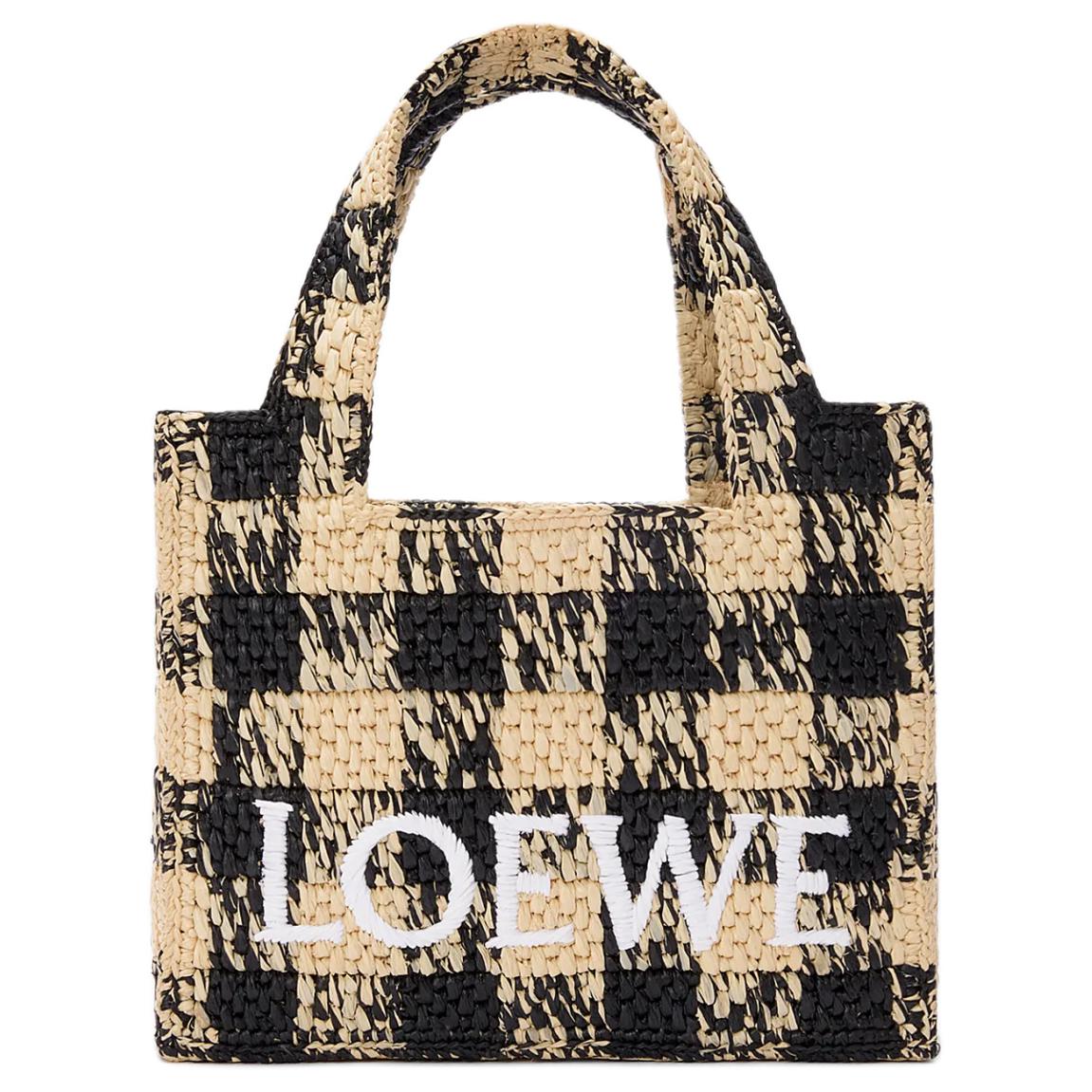 

LOEWE Рафия сумка шоппер