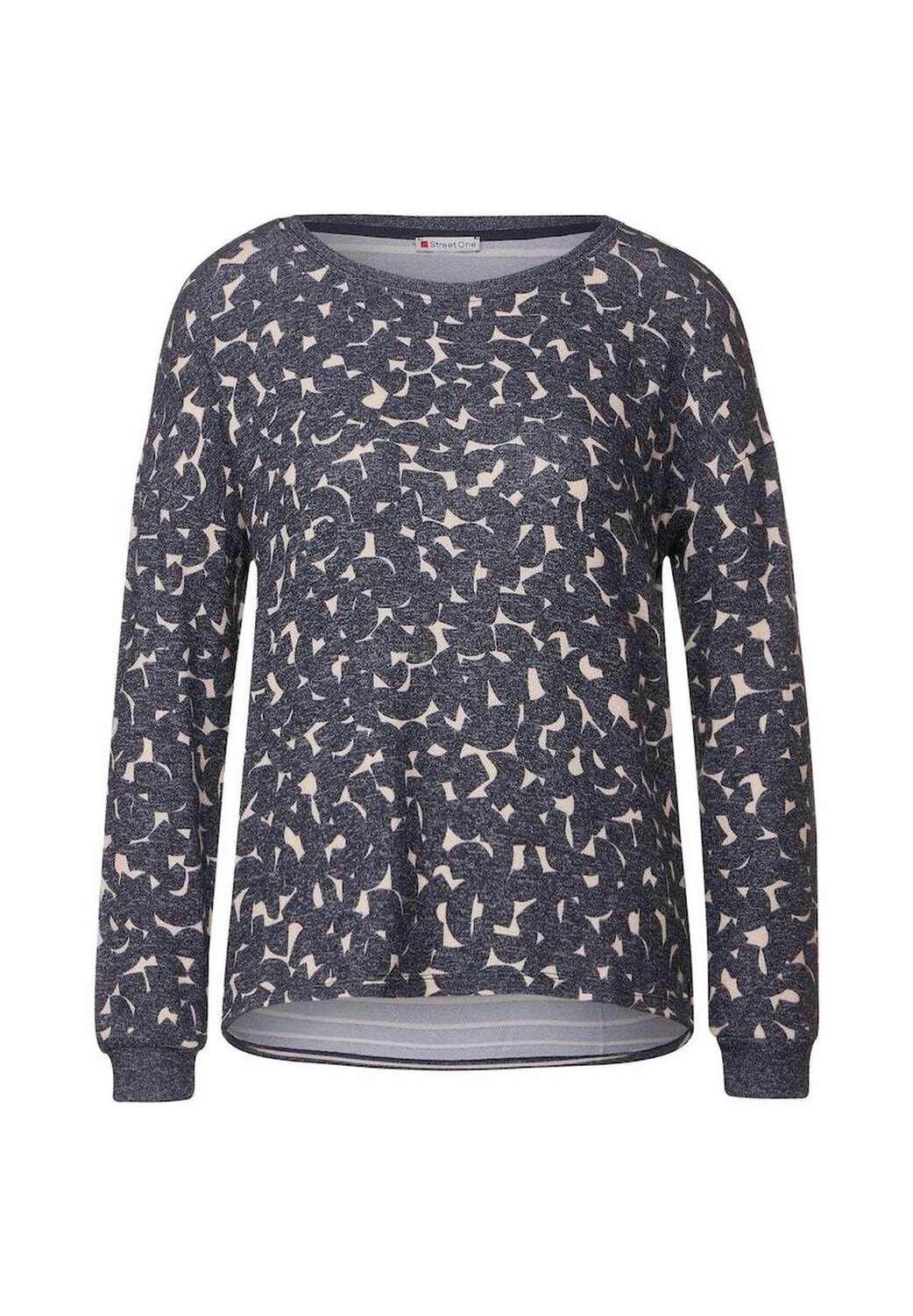 

Рубашка с длинным рукавом Street One, цвет Deep Blue Melange