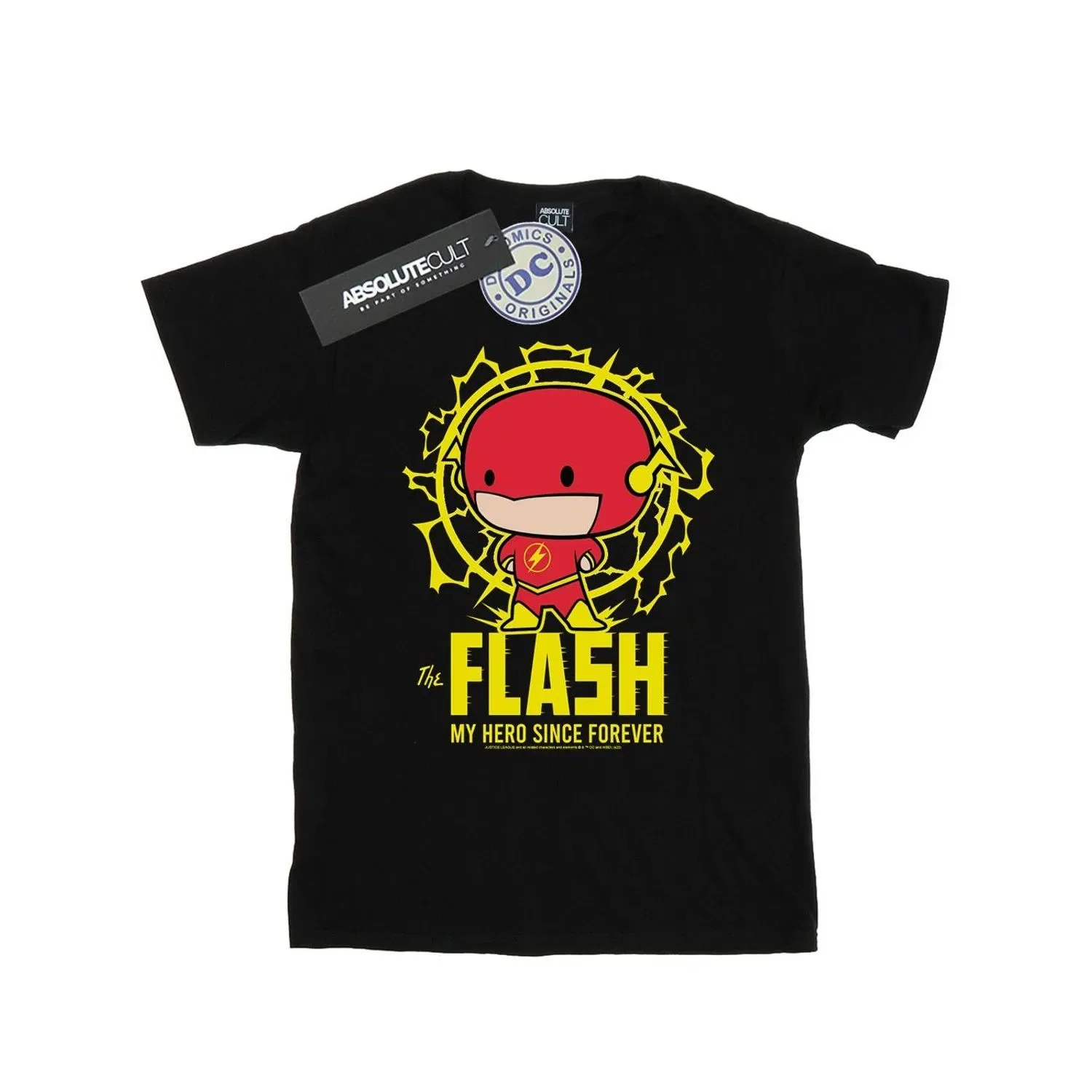 Футболка с принтом Flash Dc Comics, черный — фото 2