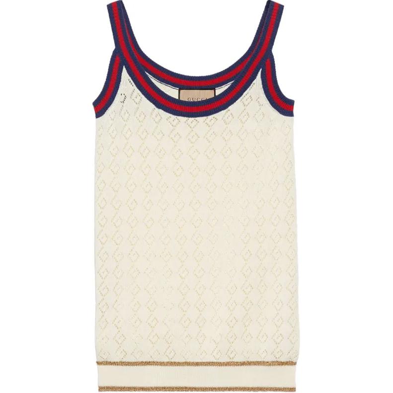 

Футболка майка женская GUCCI, экрю