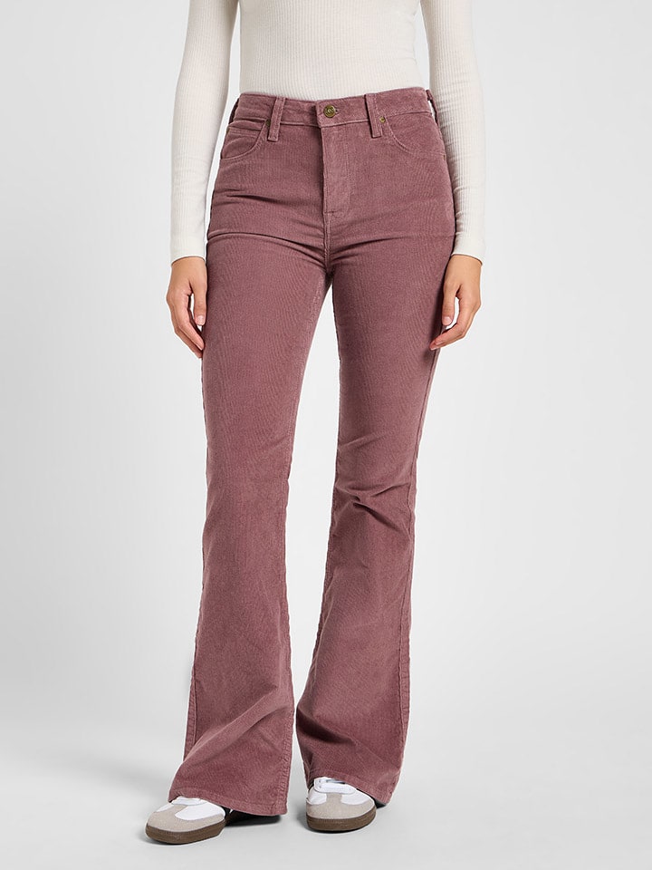 

Lee Вельветовые брюки "Breese" ягодного цвета