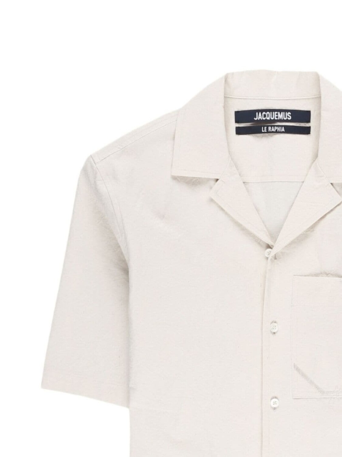 Jacquemus рубашка Cordao с короткими рукавами, нейтральный цвет — фото 2