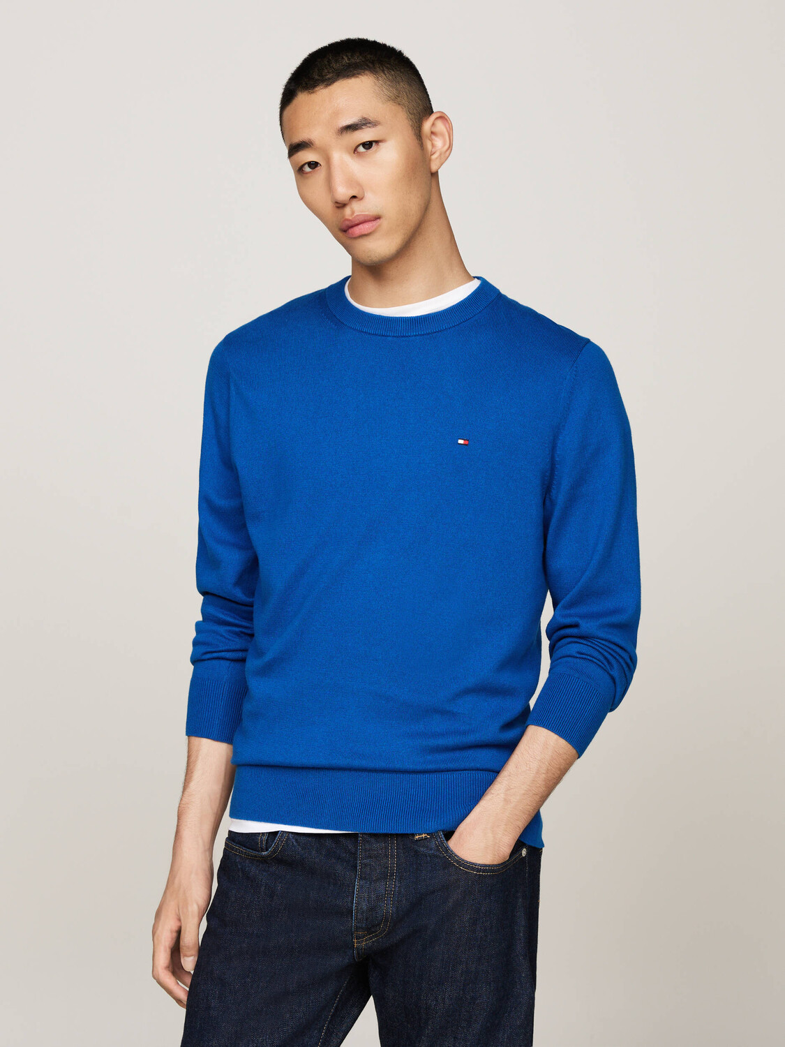 

Свитер Tommy Hilfiger Regular Fit, синий