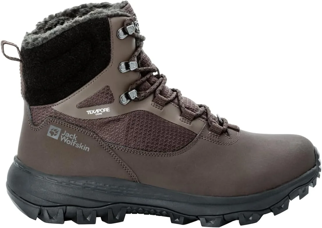 Мужские походные ботинки Jack Wolfskin Everquest Texapore High M, кофейный — фото 2