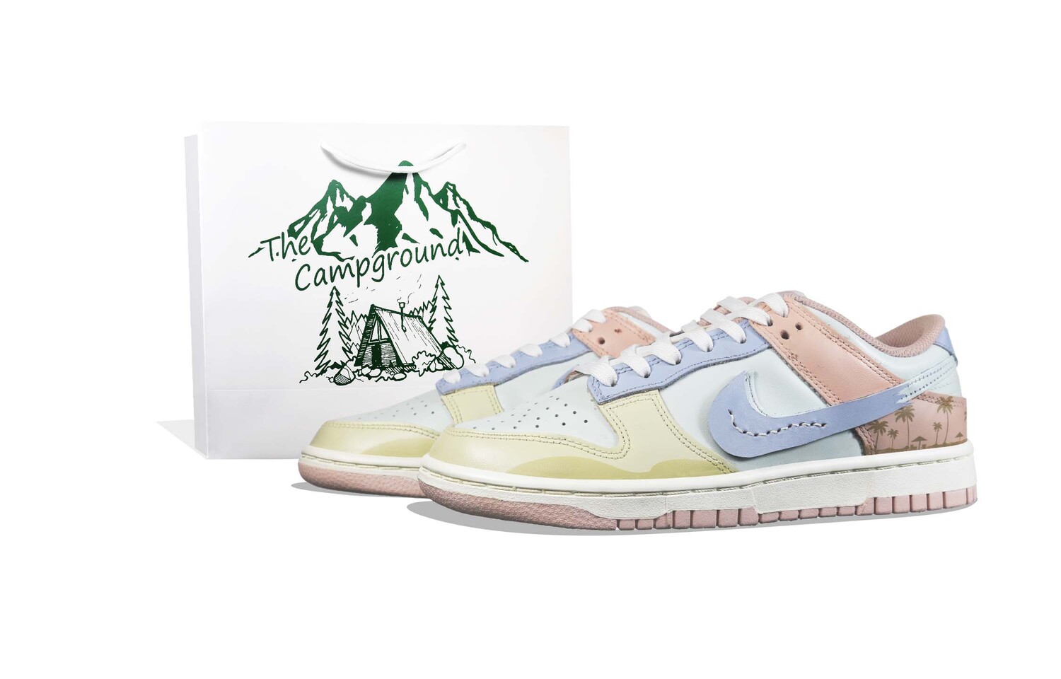 

Кроссовки для скейтбординга Dunk женские с низким верхом Mist Pink Nike