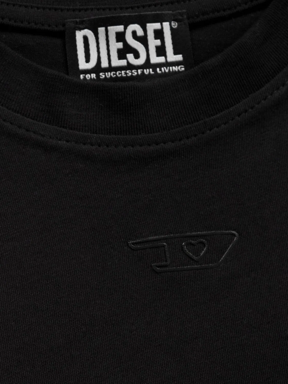 Рубашка Diesel T-REG-CR-1 CROPTED черного цвета — фото 2