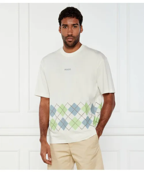 

Футболка дулапо Oversize fit Hugo, белый