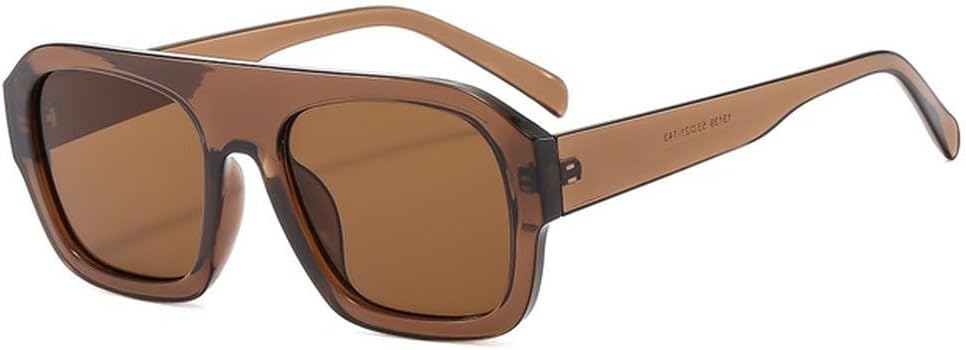 

Ретро солнцезащитные очки для женщин и мужчин, модные винтажные солнцезащитные очки, трендовые очки для вождения, очки с защитой от УФ-излучения UV400 TVTBBVV, Tea Tea