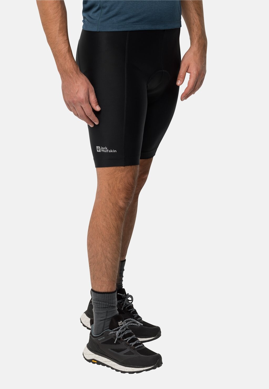 

Тайтсы PADDED M MOROBBIA Jack Wolfskin, цвет black