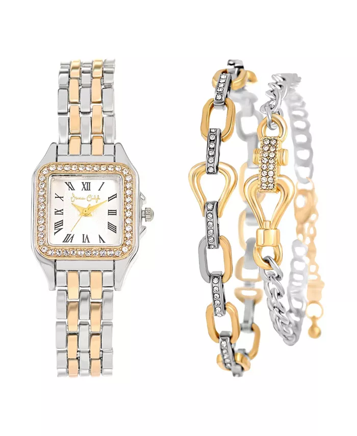 

Женские часы Quartz с двухцветным корпусом, 26 мм Jessica Carlyle