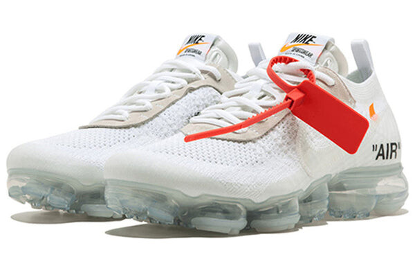 Кроссовки x off white air vapormax Nike, белый — фото 3