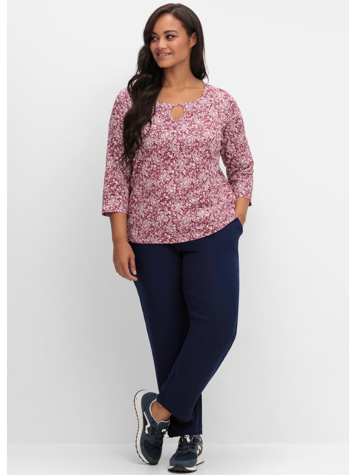 

Футболка с принтом бордового цвета WITT WEIDEN