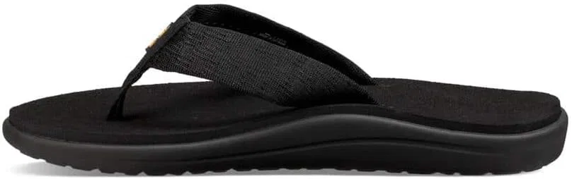 Мужские шлепанцы Teva Voya Flip Sandal, Black Brick Black Bkbl — фото 3