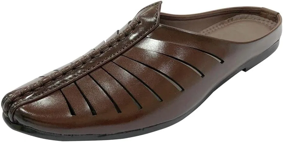 Мужские мокасины Punjabi Jutti Brown Step n Style