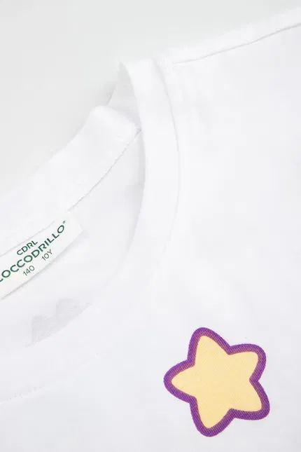 Футболка с коротким рукавом с принтом Pusheen Coccodrillo, белый — фото 3