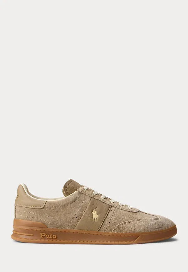 Кроссовки Heritage aera suede sneaker trainers Polo Ralph Lauren, грязно-бежевый
