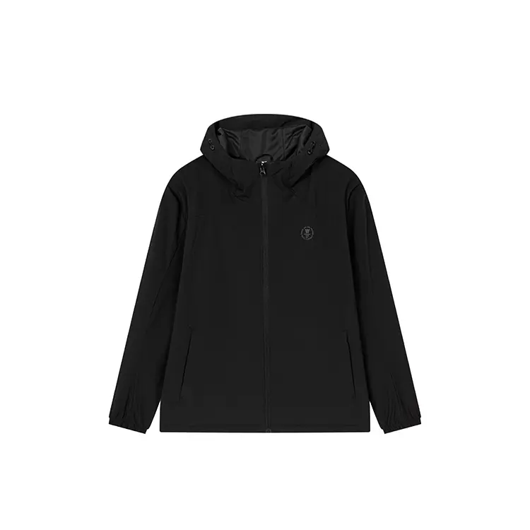 

361° Тренч мужской Super Black с капюшоном утепленный