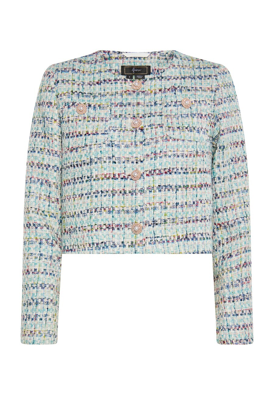 

Короткий блейзер faina Blazer, бирюзовый