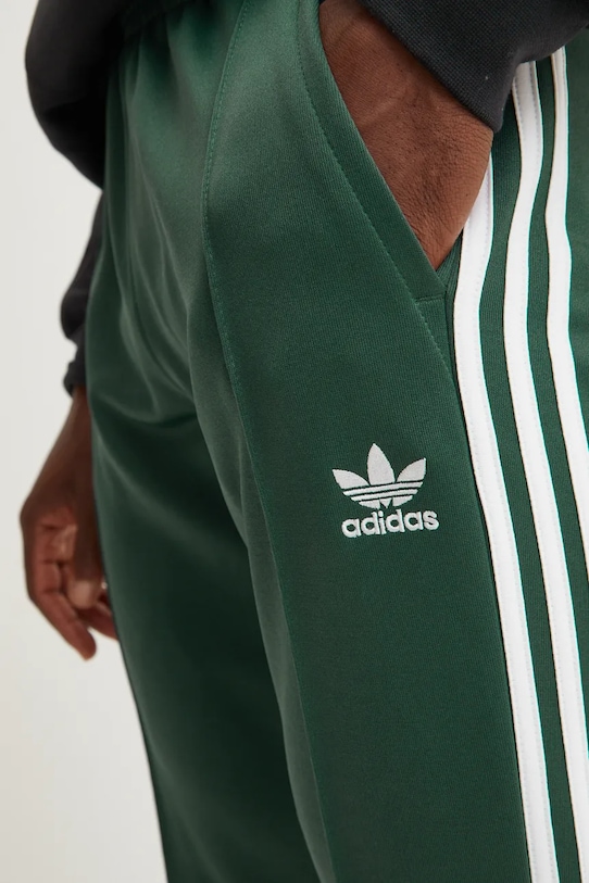 Брюки спортивные 70S Track Pant Adidas Originals, зеленый — фото 4