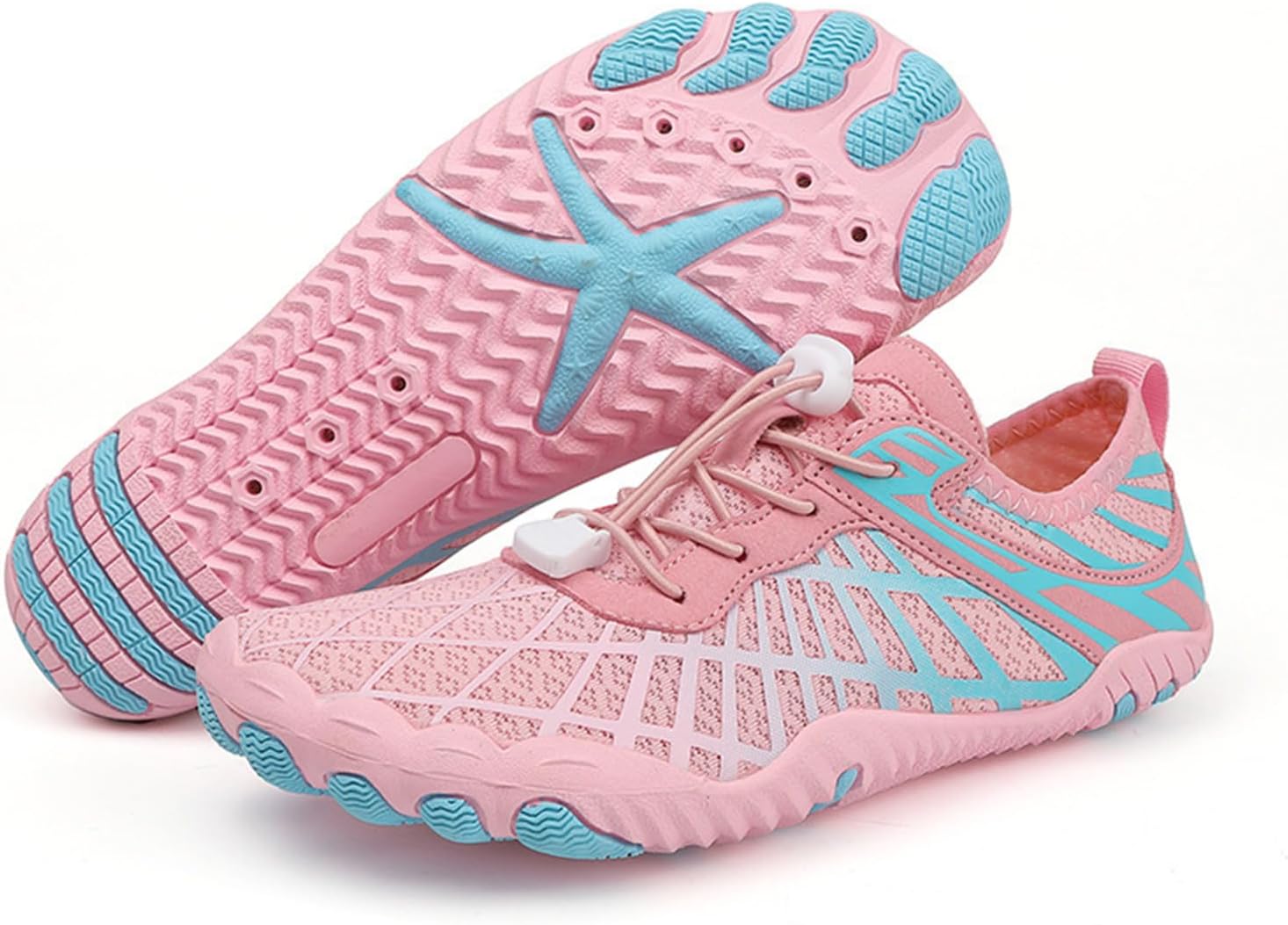 

Кроссовки StoneLiquid Hike Barefoot для женщин и мужчин, водонепроницаемые, для трейлового бега, здоровые и противоскользящие, розовый