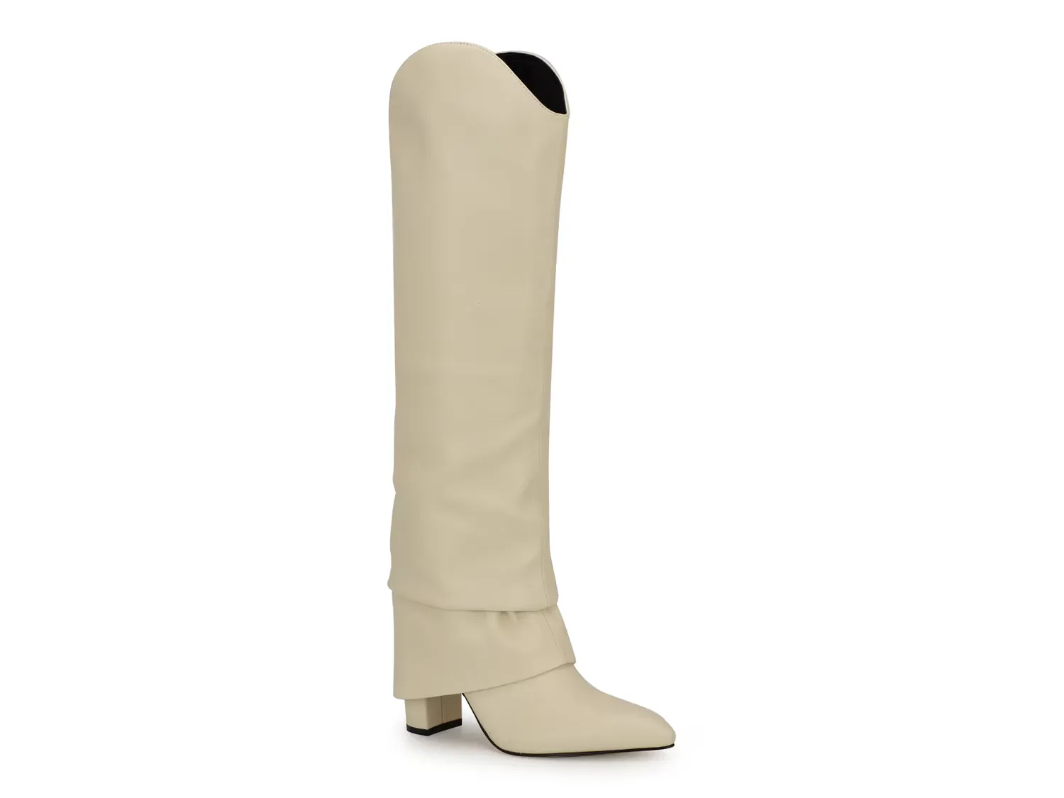 

Сапоги Lindey Foldover Boot Nine West, слоновая кость