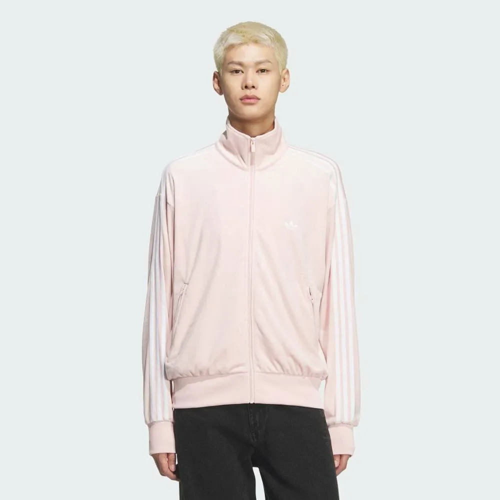 Спортивная футболка Adidas FB TT из велюра, цвет Pink — фото 3