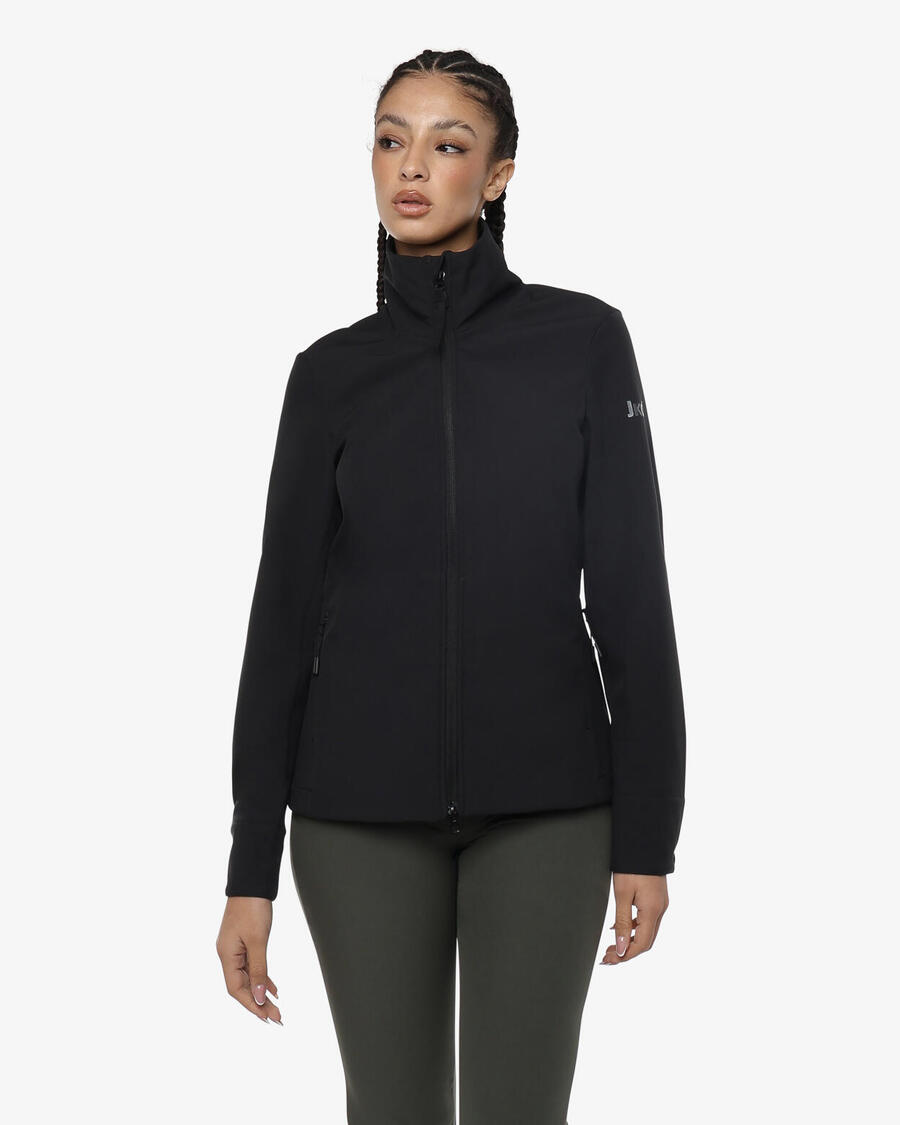 

JAKED черная синтетическая фитнес-куртка для женщин