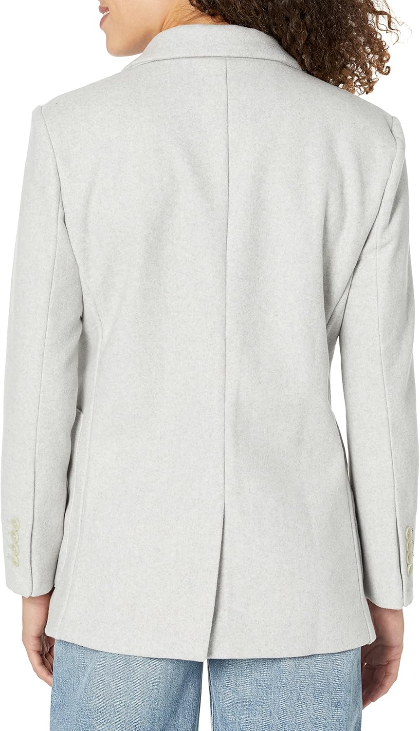 

Женский повседневный блейзер Calvin Klein свободного кроя со спущенными плечами, Lt Grey Melange