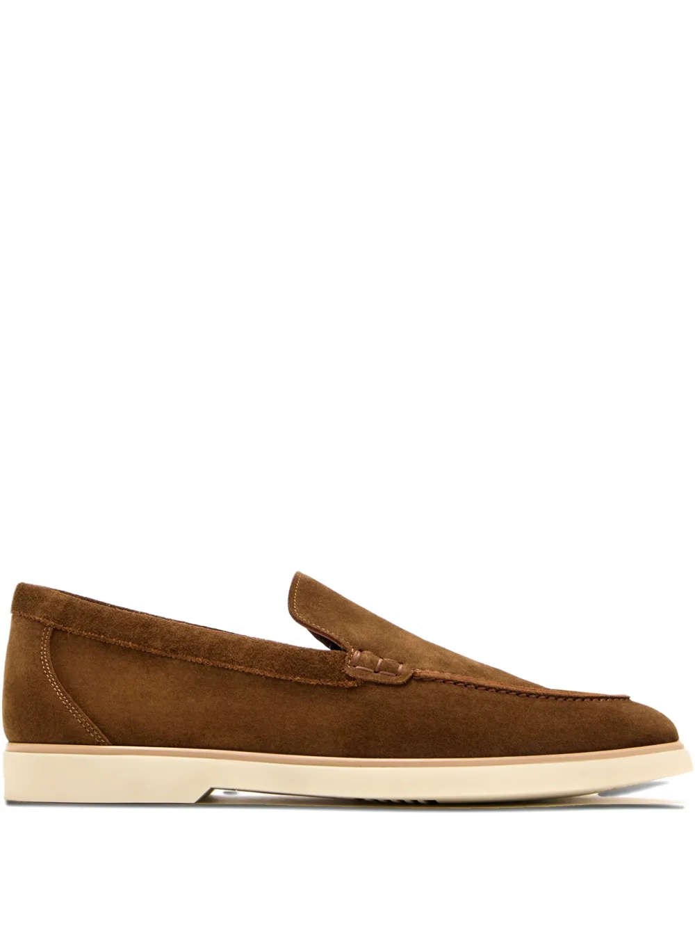 

Замшевые лоферы Magnanni, коричневый