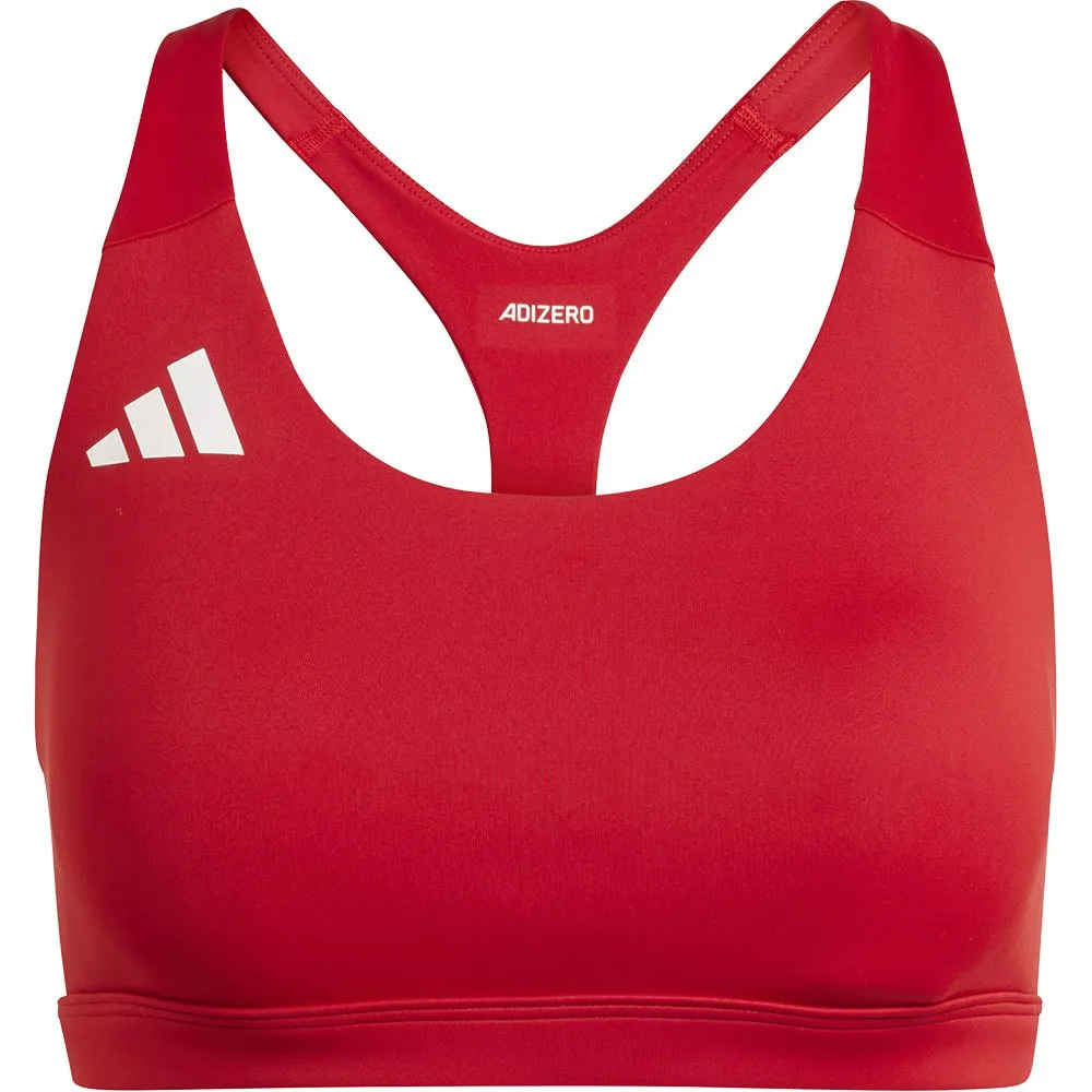 

Спортивный бюстгальтер adidas Adizero Essentials Medium Impact, красный