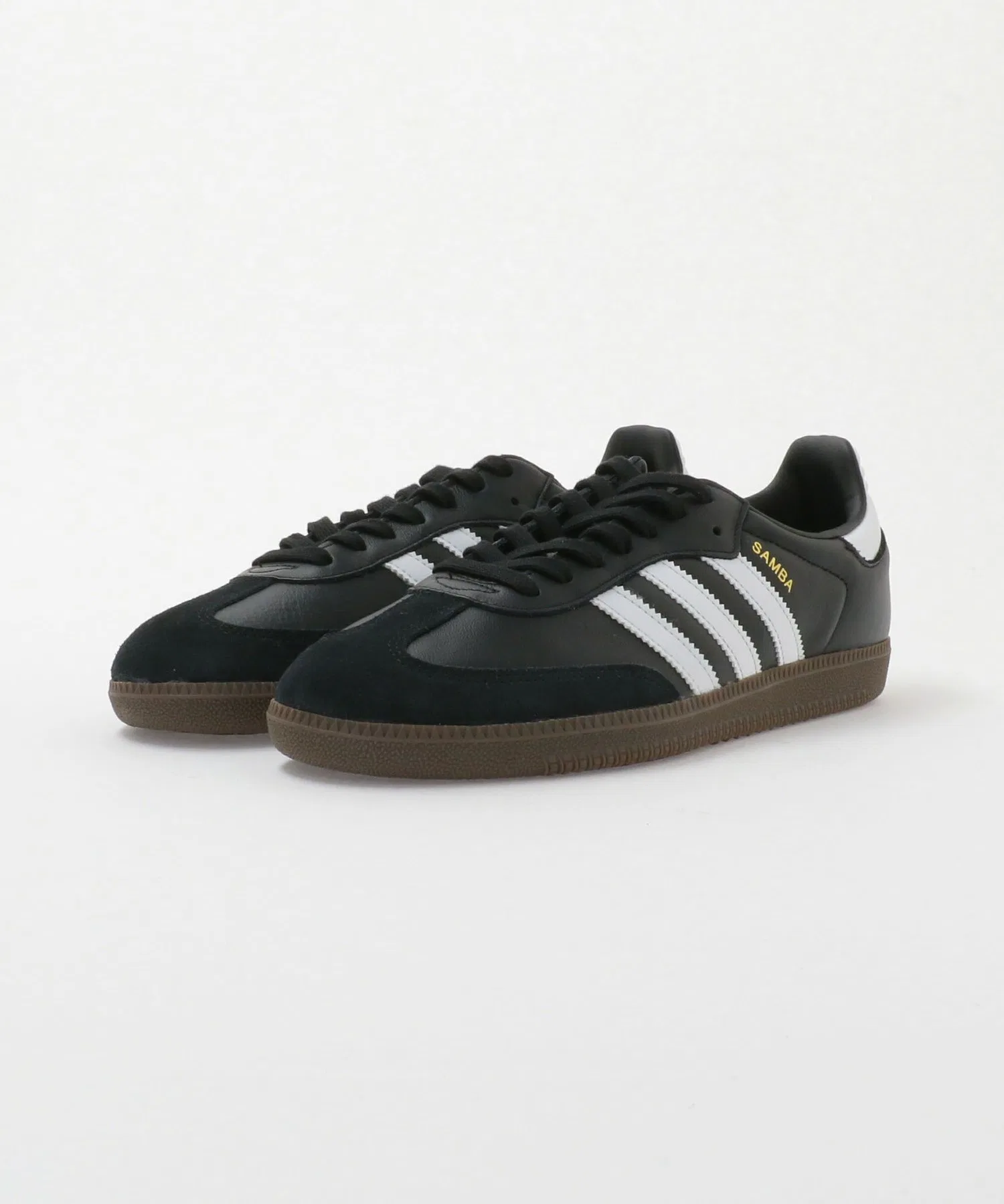 Мужские кроссовки adidas Originals SAMBA OG чёрные — фото 2