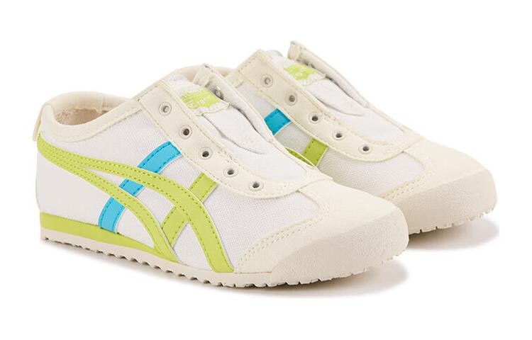 Кроссовки Onitsuka Tiger MEXICO 66 Kids Lifestyle Shoes Kids Low-top Beige/Green, зеленый — фото 2