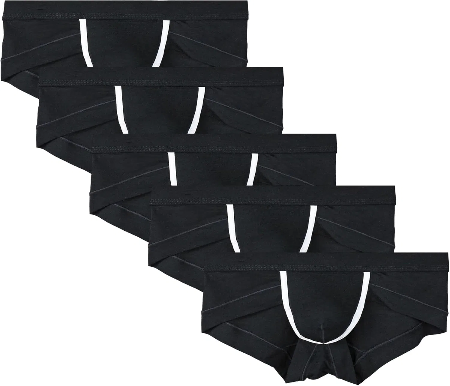 Трусы боксеры хлопковые, Black5pc