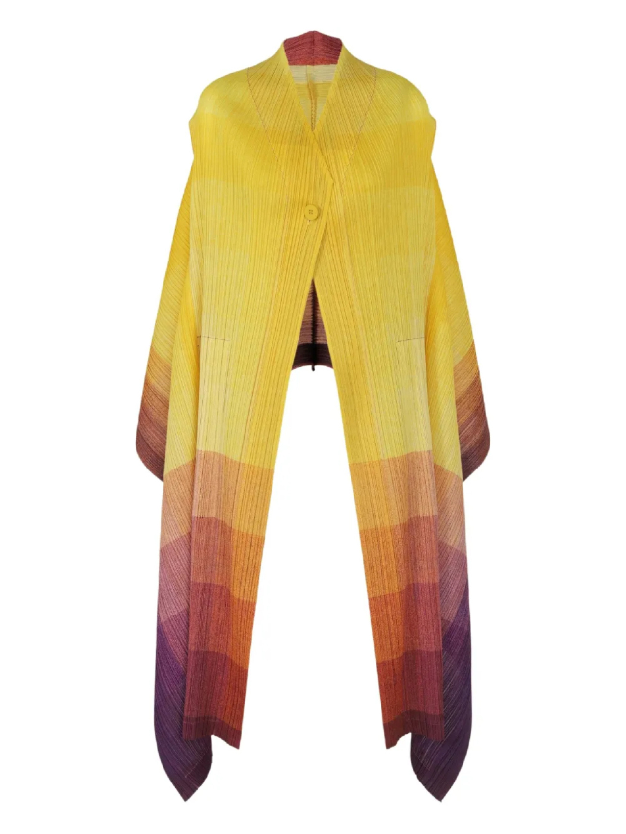 

Фотонный кардиган Pleats Please Issey Miyake, желтый