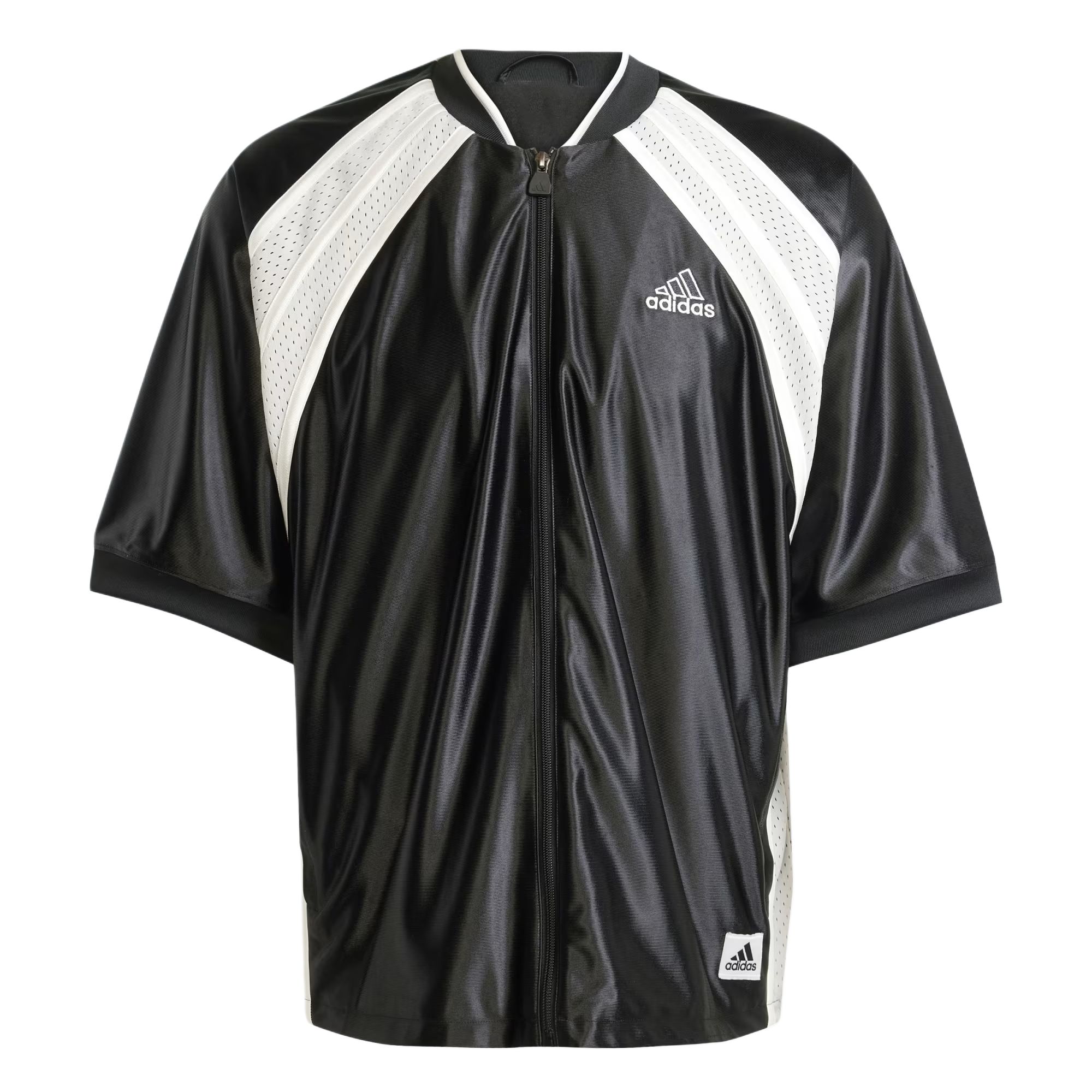 

Короткий рукав, кроп-топ Adidas, черный