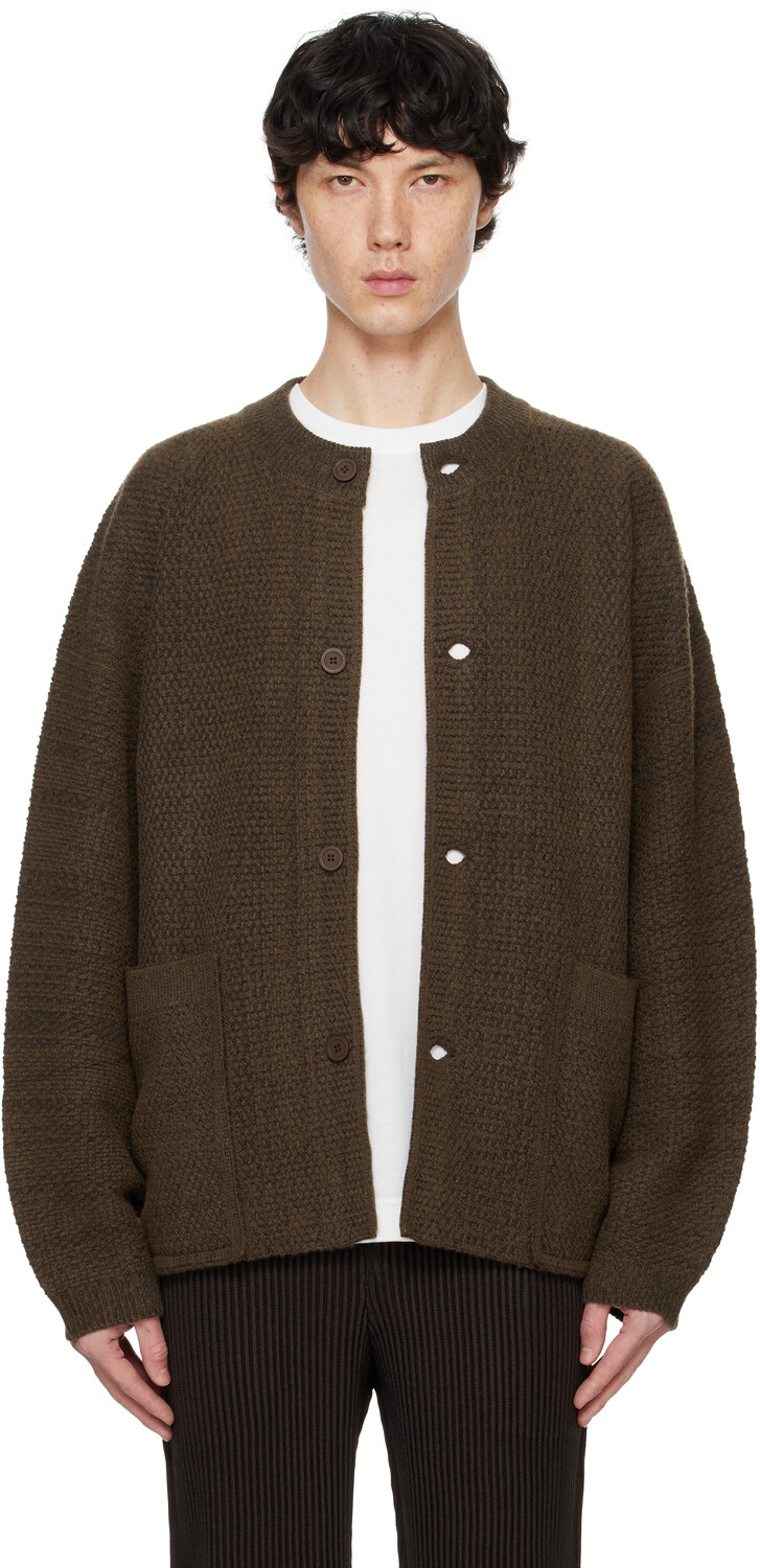 

Кардиган в деревенском стиле HOMME PLISSe ISSEY MIYAKE