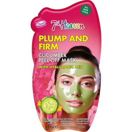 

Маска-пленка для лица Cucumber Peel Off с гиалуроновой кислотой — упругая и плотная 7th Heaven