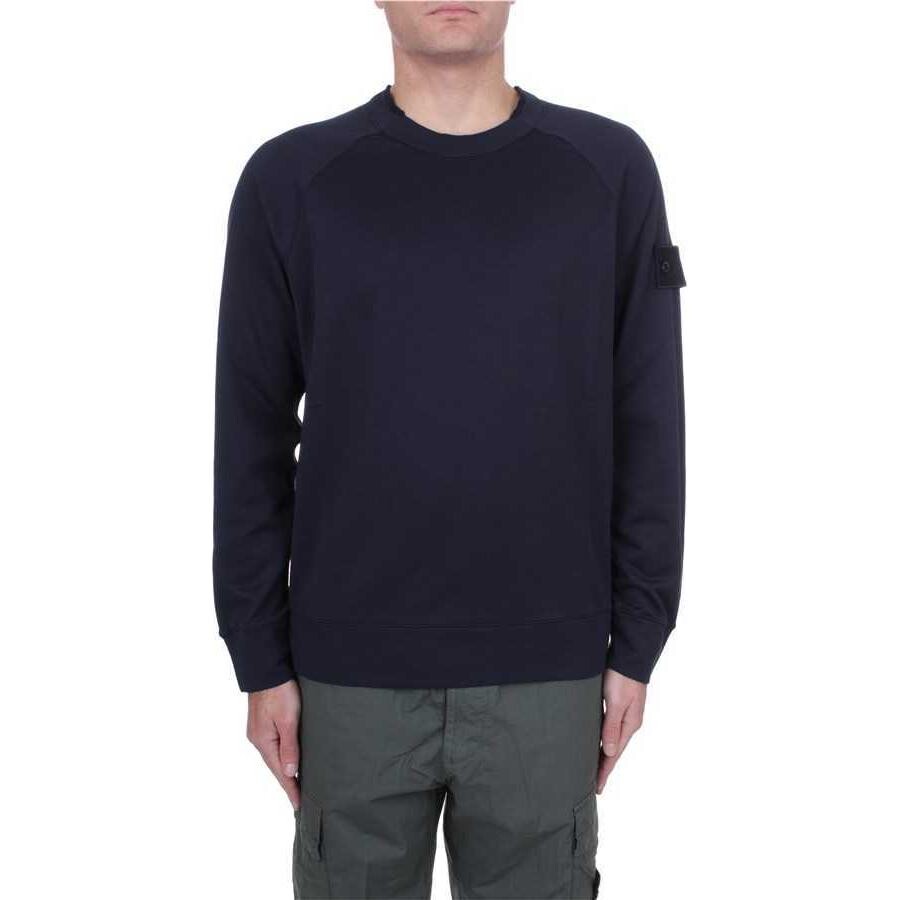 Толстовка мужская темно-синяя Stone Island, темно-синий — фото 4
