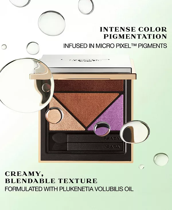 Многоразовые голографические тени для век Dimensions Prada Beauty, 08 pansy — фото 4