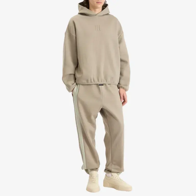 X Fear Of God Fleece Track Pants Adidas, Taupe — фото 3