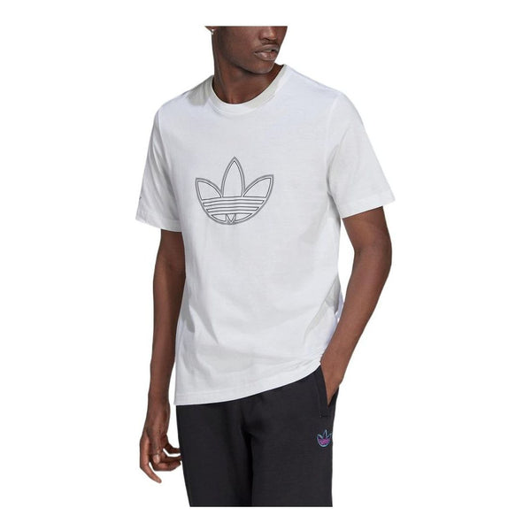 

Футболка adidas originals Outline Logo T Logo Tee, мультиколор