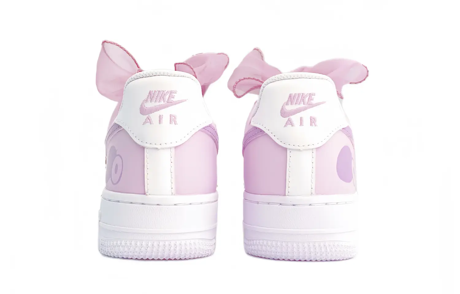 Кроссовки Nike Air Force 1 Skateboarding Shoes Women's Low-top Purple/Pink/White, фиолетовый — фото 4