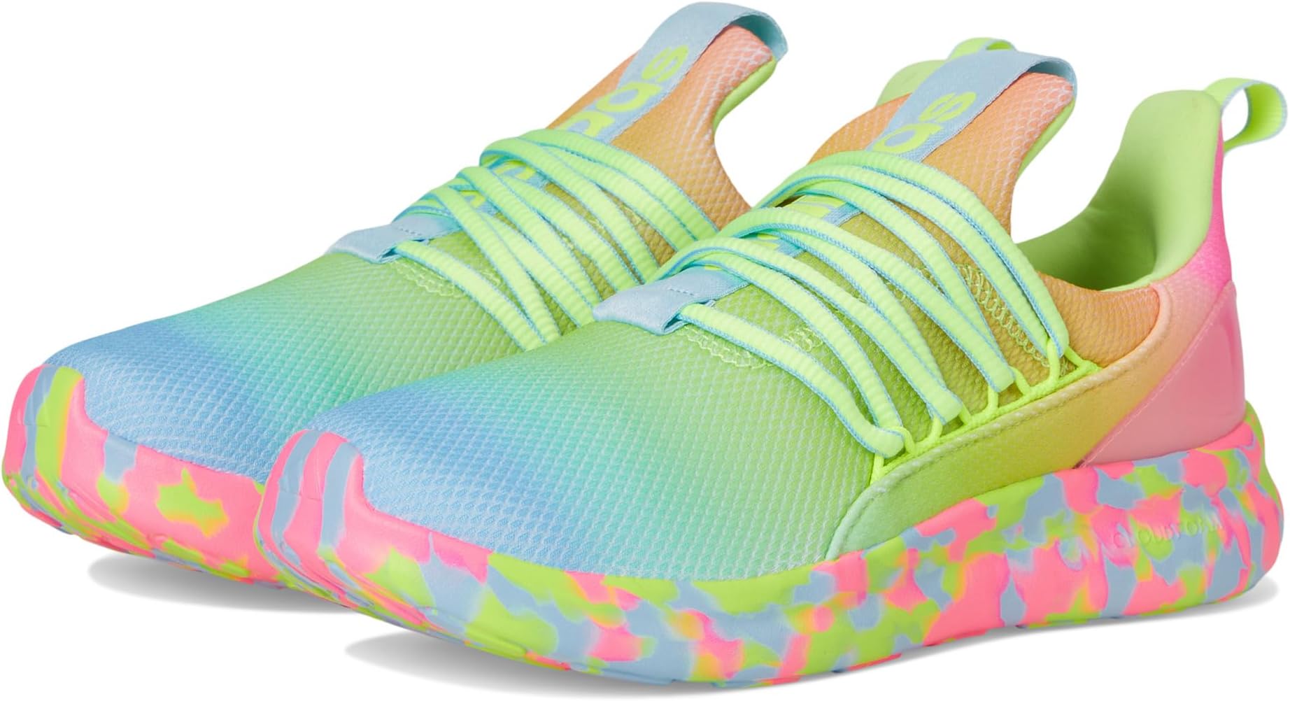 

Кроссовки adidas Kids Lite Racer Adapt 7.0 Sportswear Shoes, цвет Clear Sky/Yellow/Beam Pink