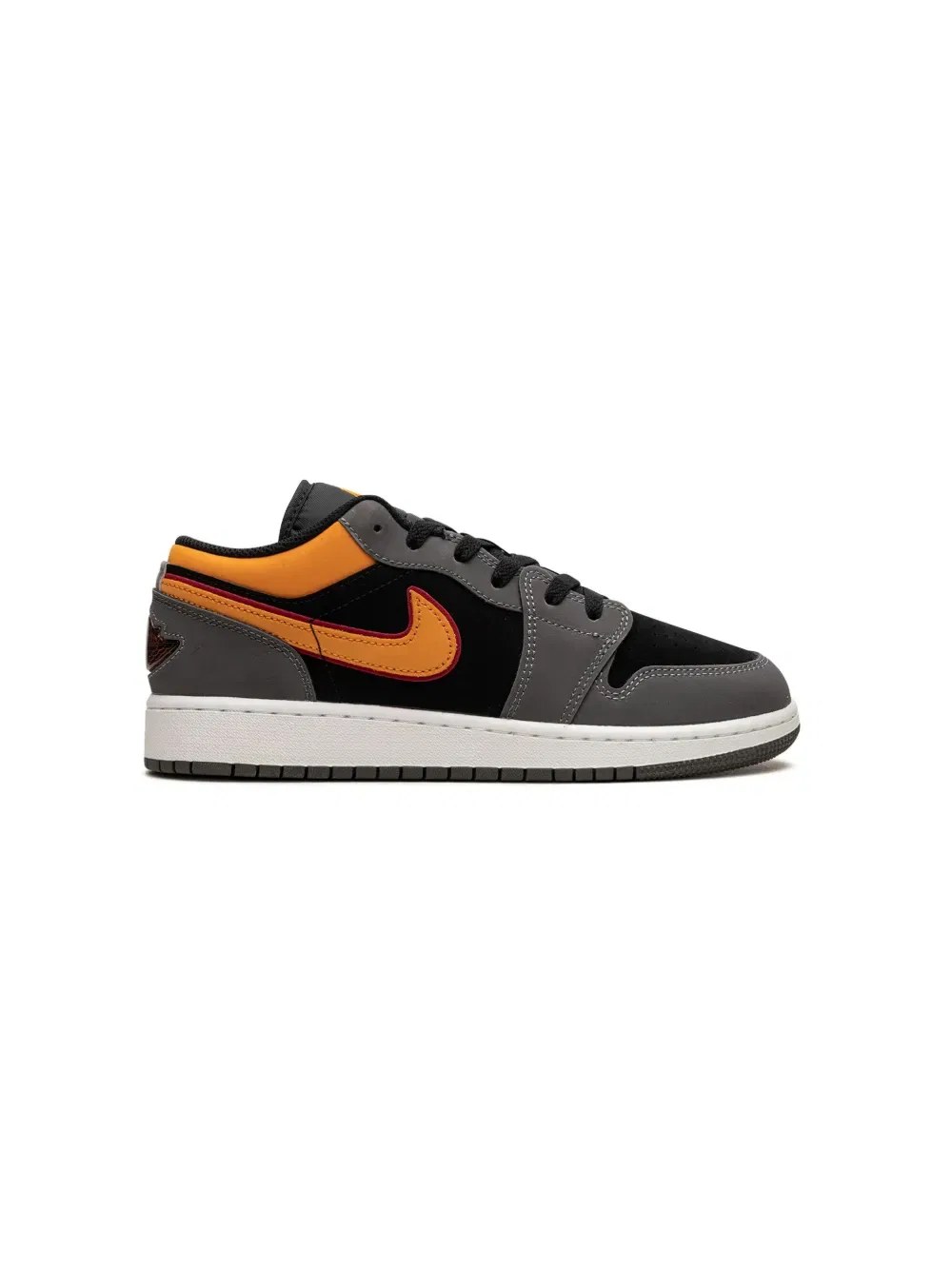 Кроссовки Air Jordan 1 Low SE "Vid Orange" Jordan Kids, черный — фото 2