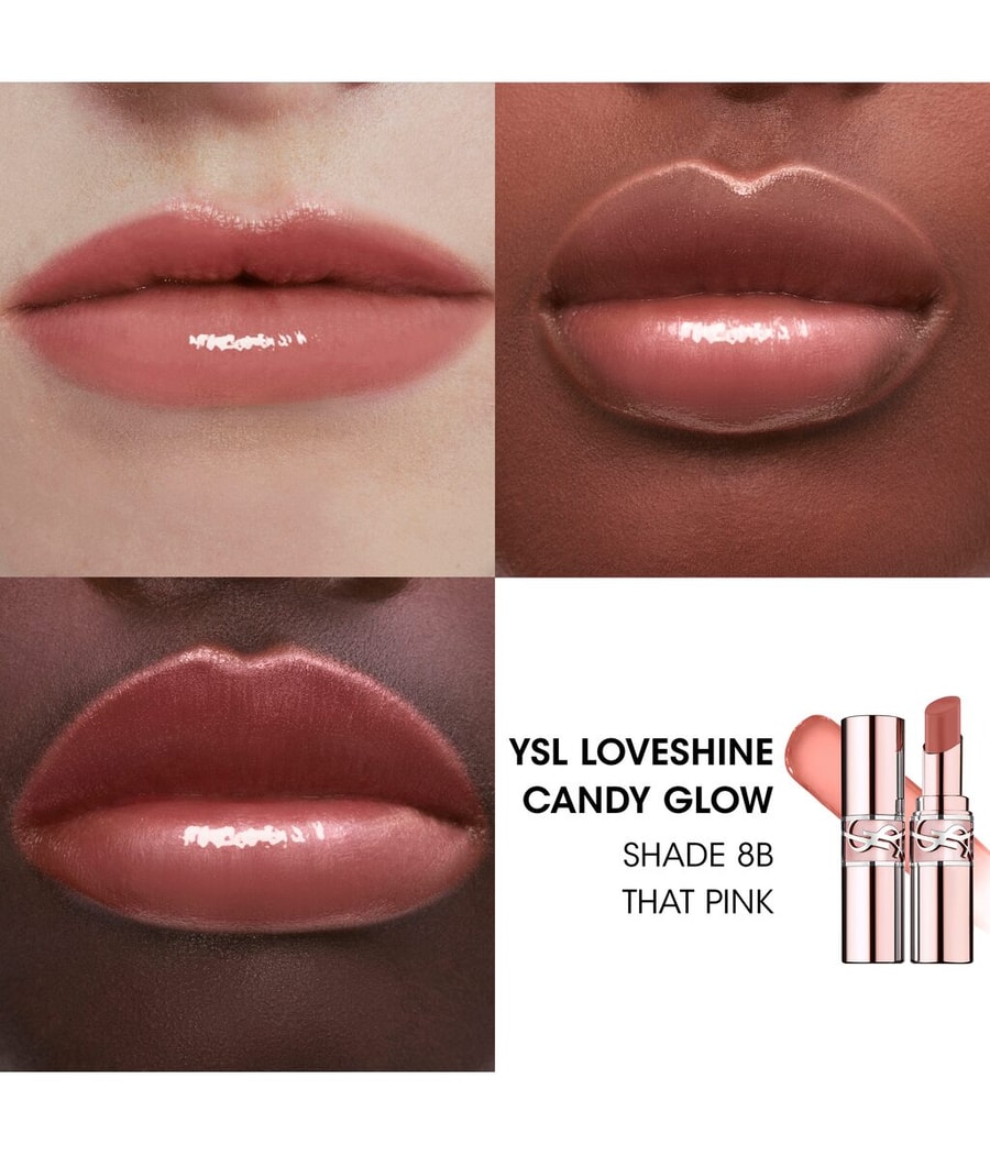 Бальзам для губ Yves Saint Laurent Loveshine Candy Glow, 8B that pink, 3,1 г — фото 3