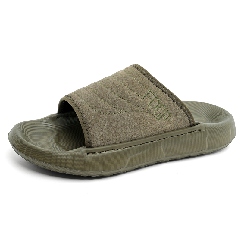 

SOBB Слайдеры мужские черные оливково-зеленые, цвет Olive Green