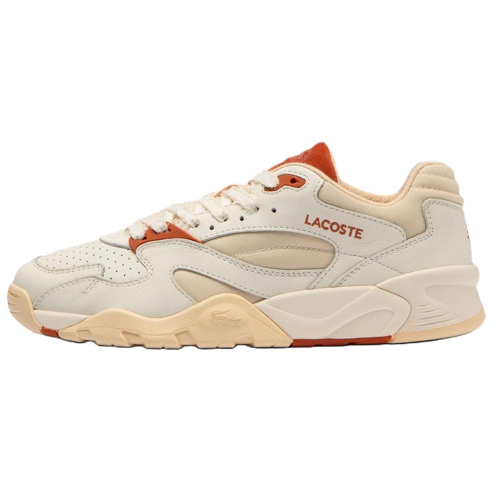 

LACOSTE Кроссовки GAME TRAINER Slip Resistant Abrasion Resistant Low top Casual мужские Ecru