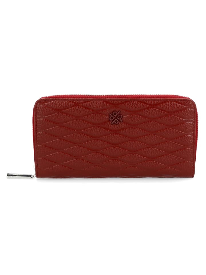 

Кожаный кошелек Lille 1 19 см в цвете Кьянти PICARD