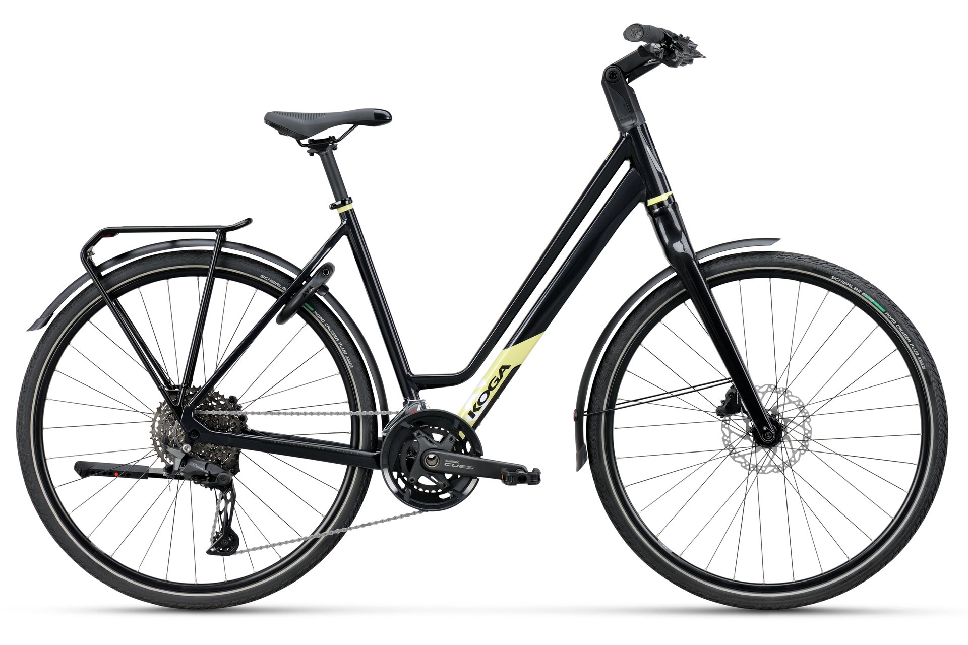 

Трекинговый велосипед Koga F3 5.0 rigid - cues - 28 дюймов - tiefeinsteiger - 2026, schwarz